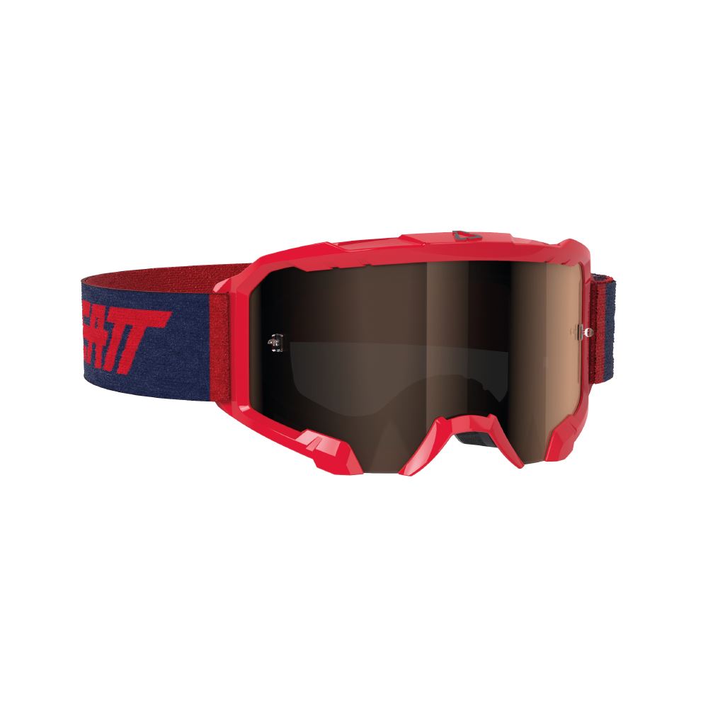 Leatt 2024 Goggles Velocity 4.5 Iriz Red - Platinum Lens